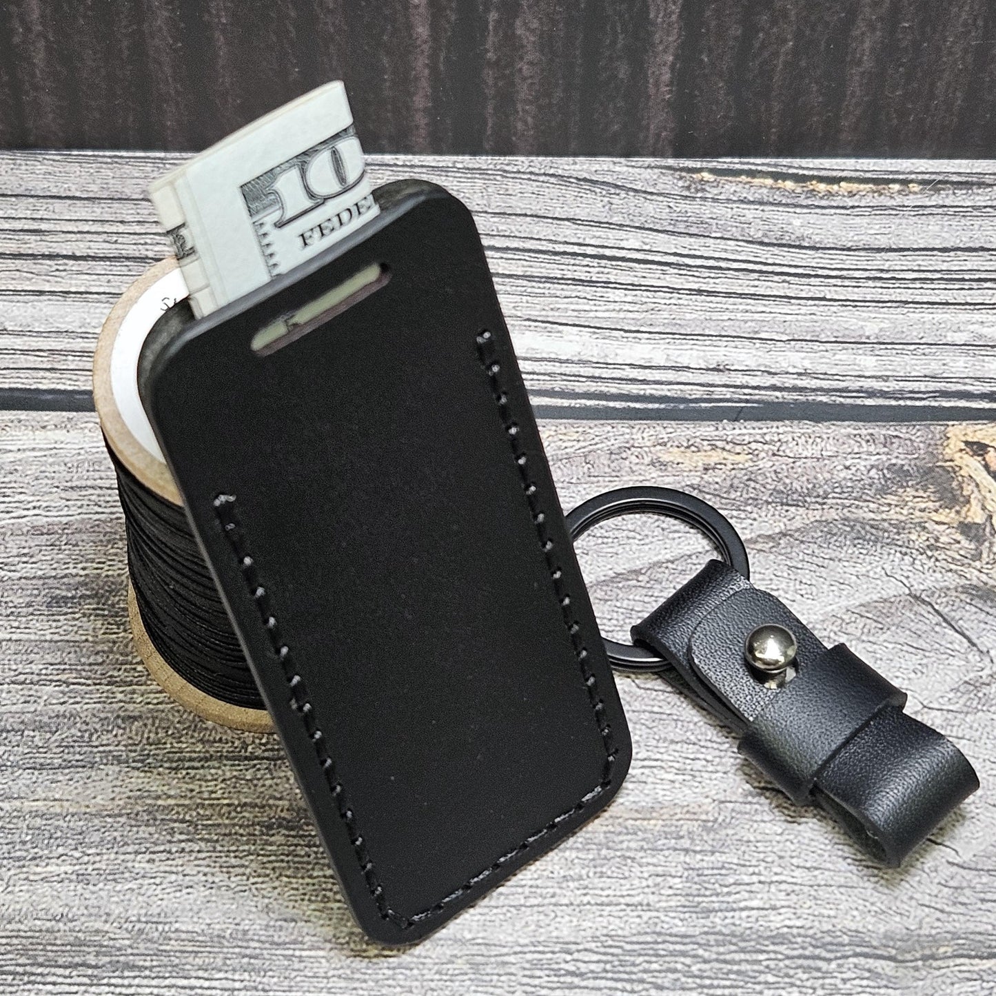 Emergency Leather Cash Holder